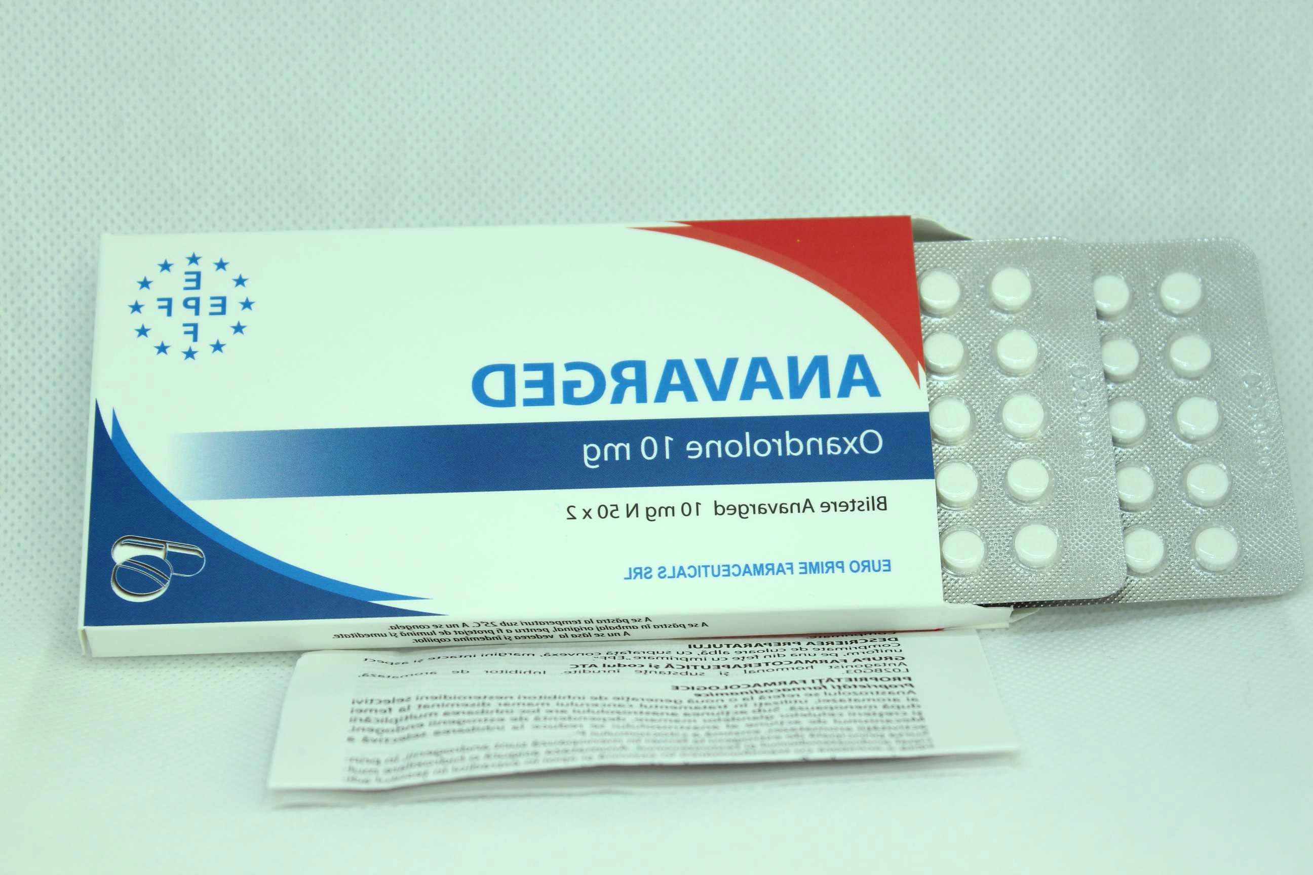 Anavar EPF Euro Prime Farmaceuticals SRL 10mg/100tab