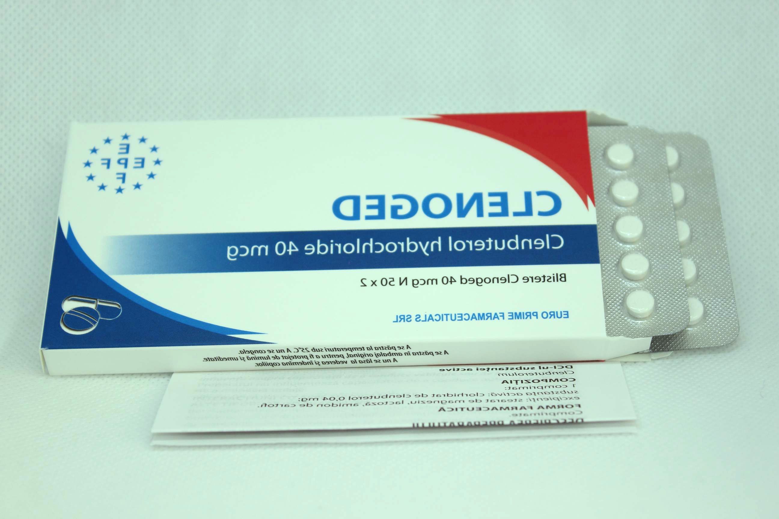 Clen EPF Euro Prime Farmaceuticals SRL blisteri 40mkg/100tab