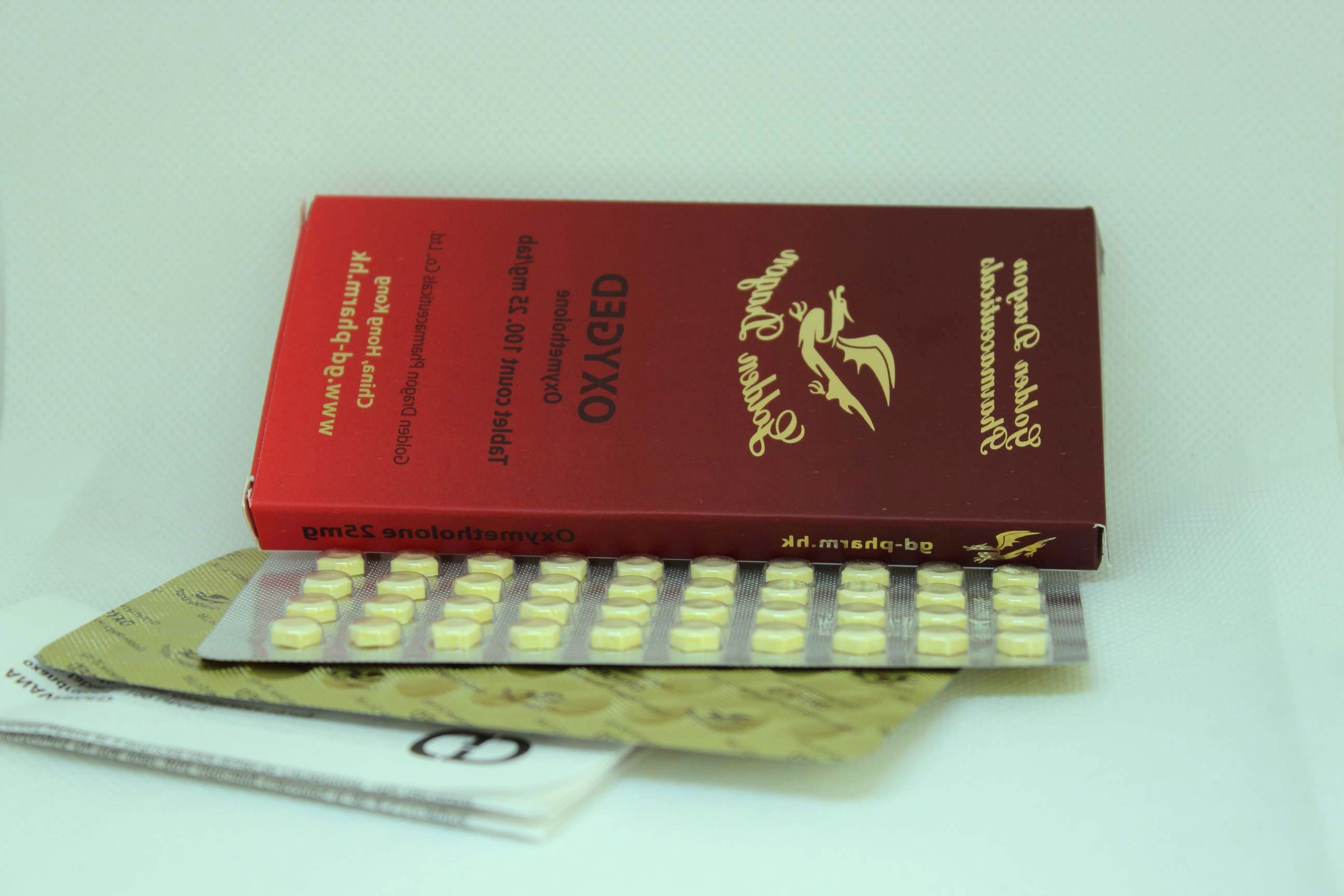 Anadrol pills Golden Dragon Pharmaceuticals Co., Ltd 25mg/100tab